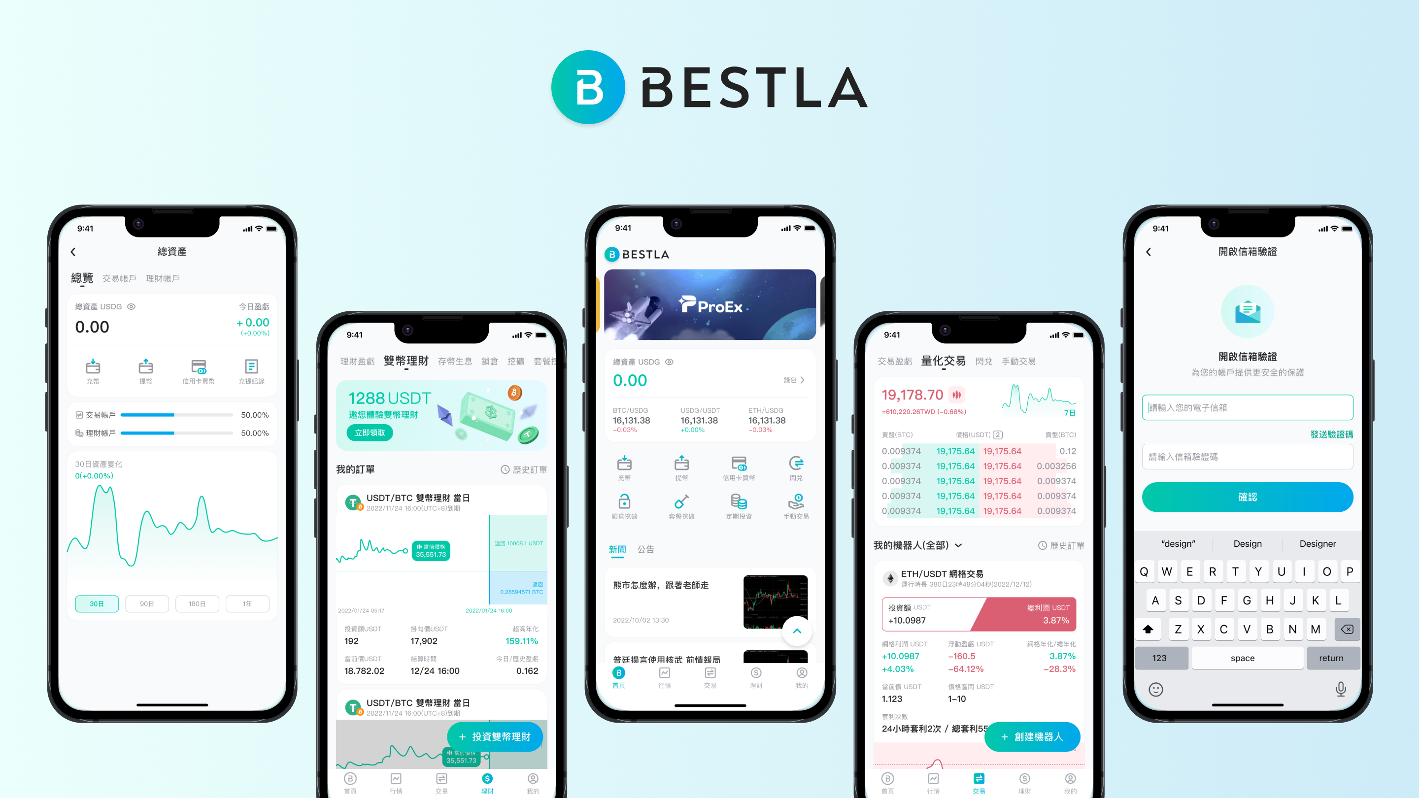 BESTLA 加密金融聚合管理平臺專案封面