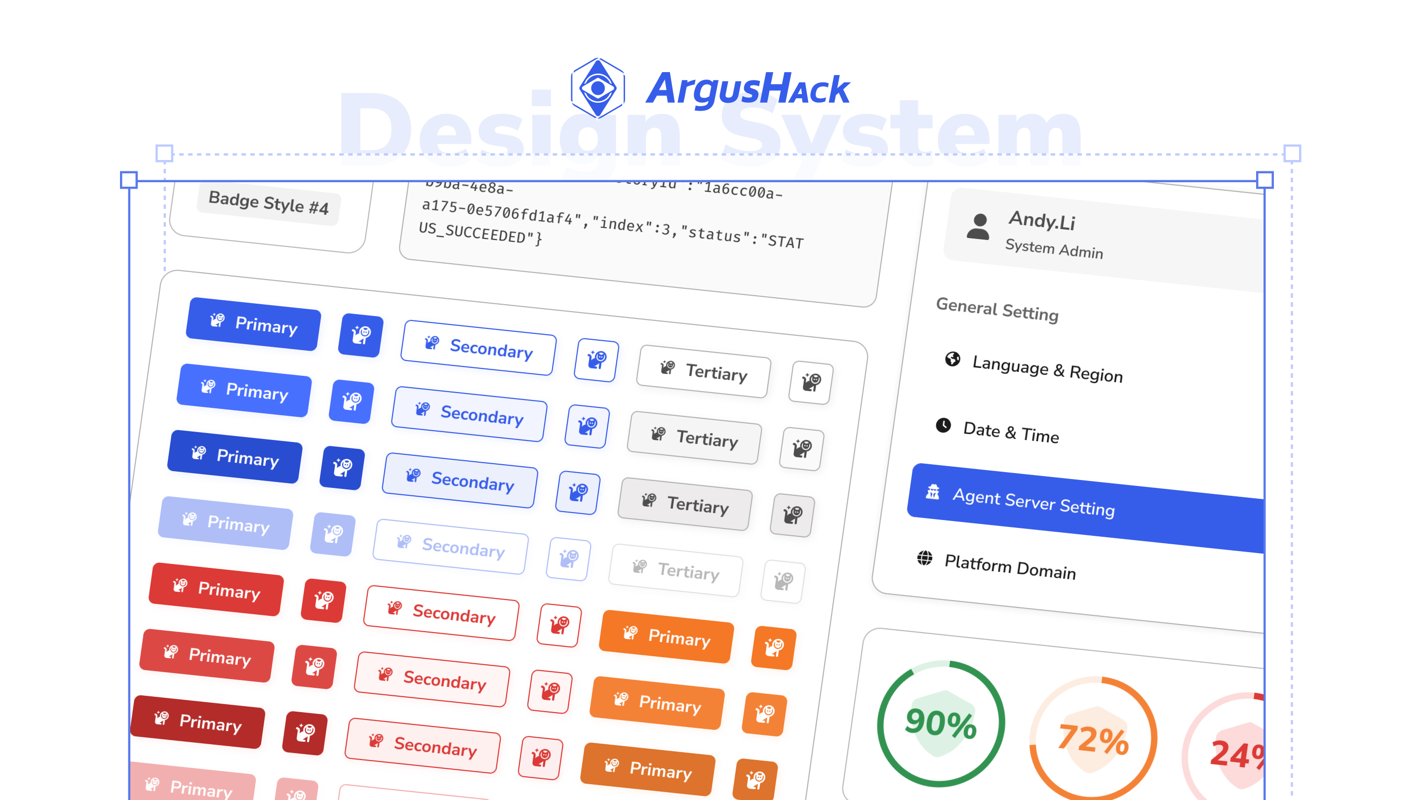 「ArgusHack ─ Design System v2」專案封面