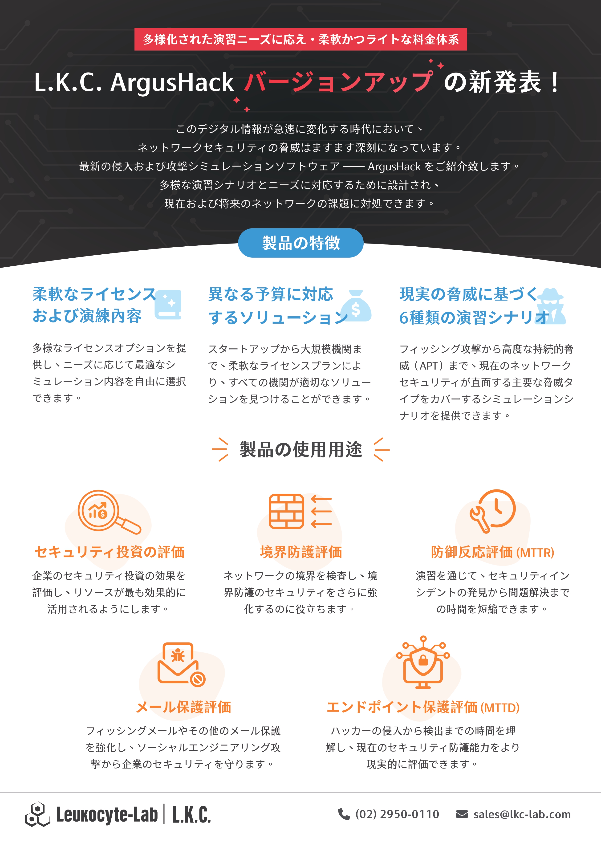 「Leukocyte-Lab 平面設計」日文版 EDM/DM